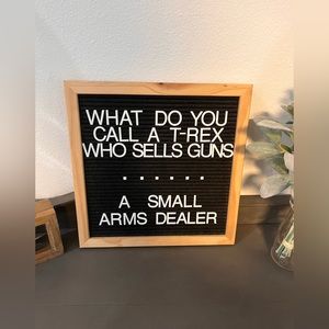 Letter board (all letters included)